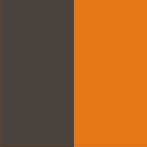 Темно-серый - оранжевый