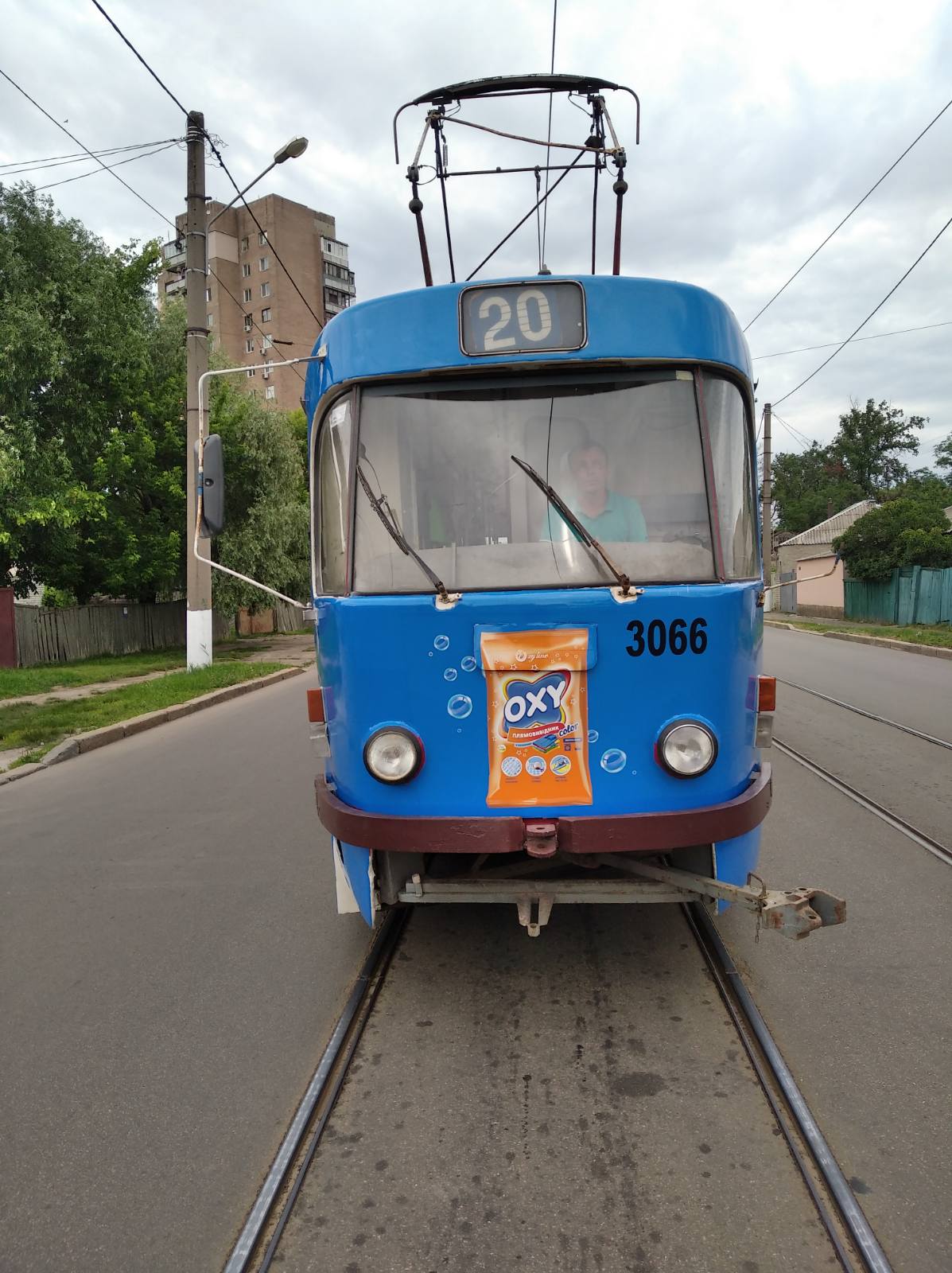 Полное брендирование трамвая Харьков