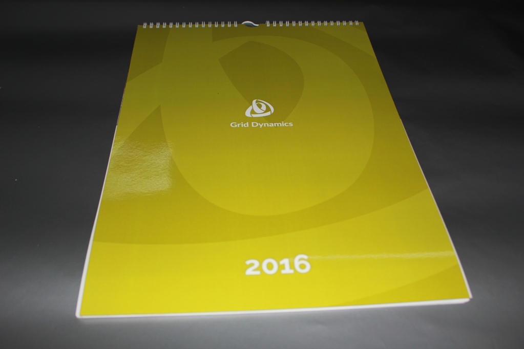 Печать календаря с логотипом
