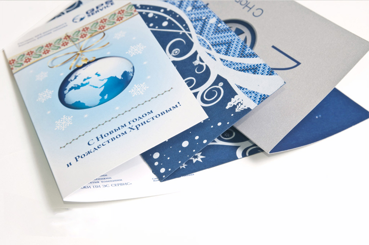 Печать на фирменных открытках Харьков