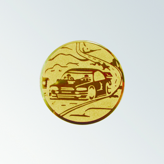 Жетон Автомобиль d 25 и  50 мм цвет золото серебро бронза