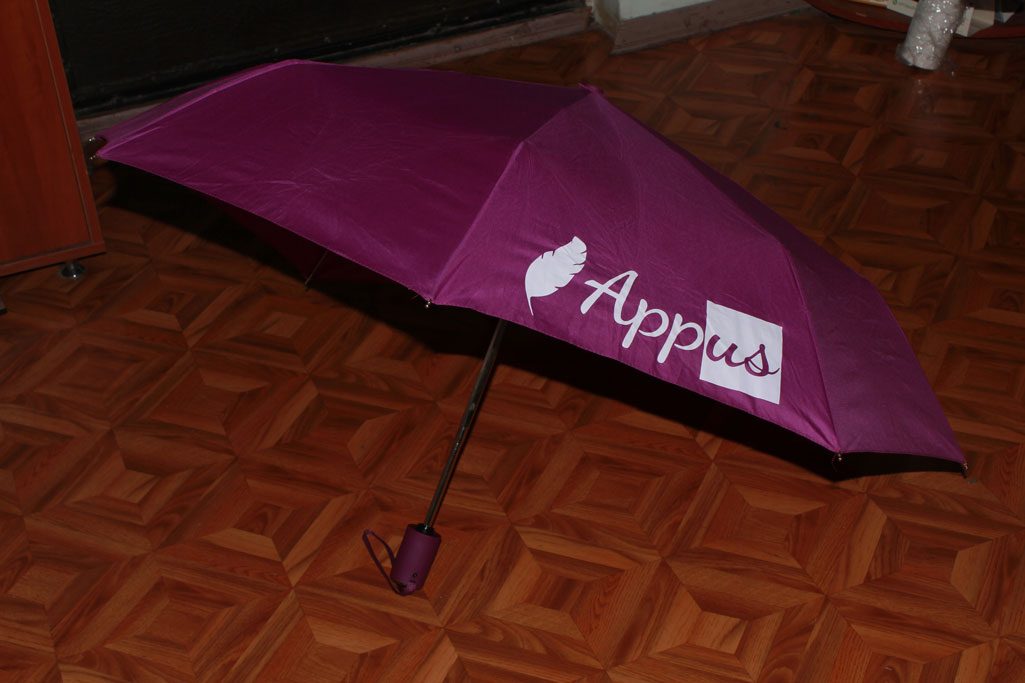 Нанесение логотипа на зонт в Харькове