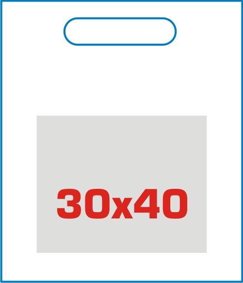 Пакеты Банан 30х40